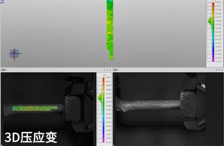 数字图像相关技术（DIC）在生物力学领域的应用：骨头材料受压变形DIC测试.jpg